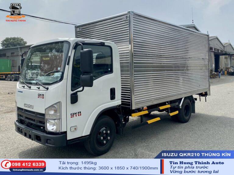 Xe Tải Isuzu 1.4 Tấn QKR210 Thùng Kín