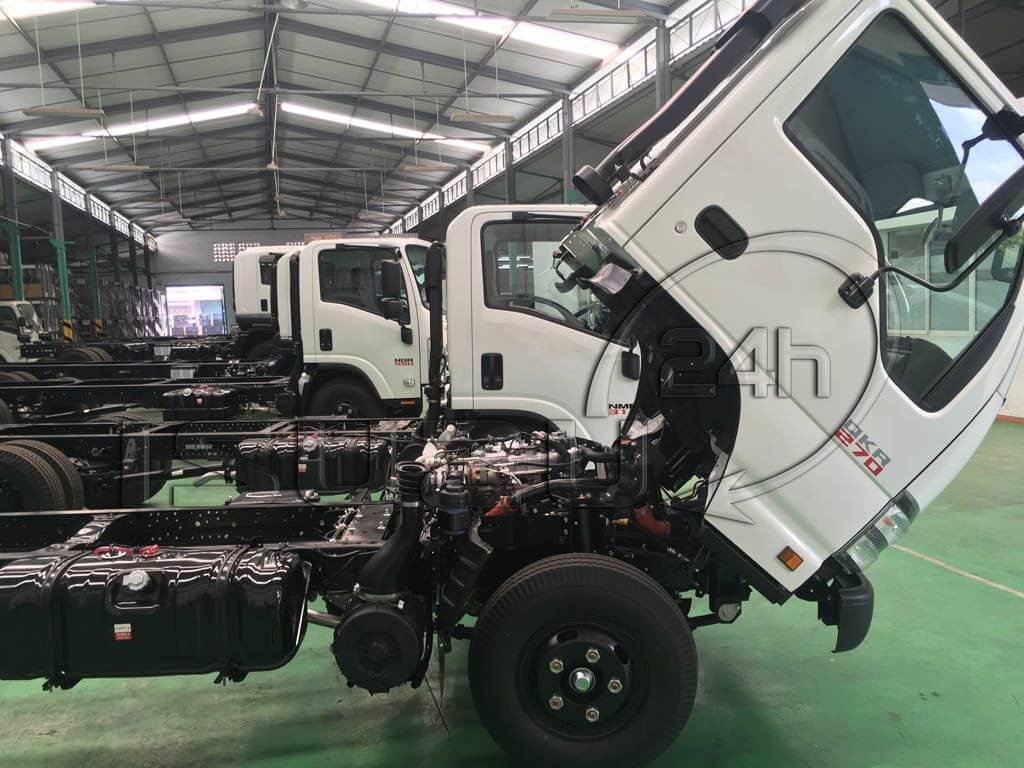 Hệ thống động cơ xe tải Isuzu